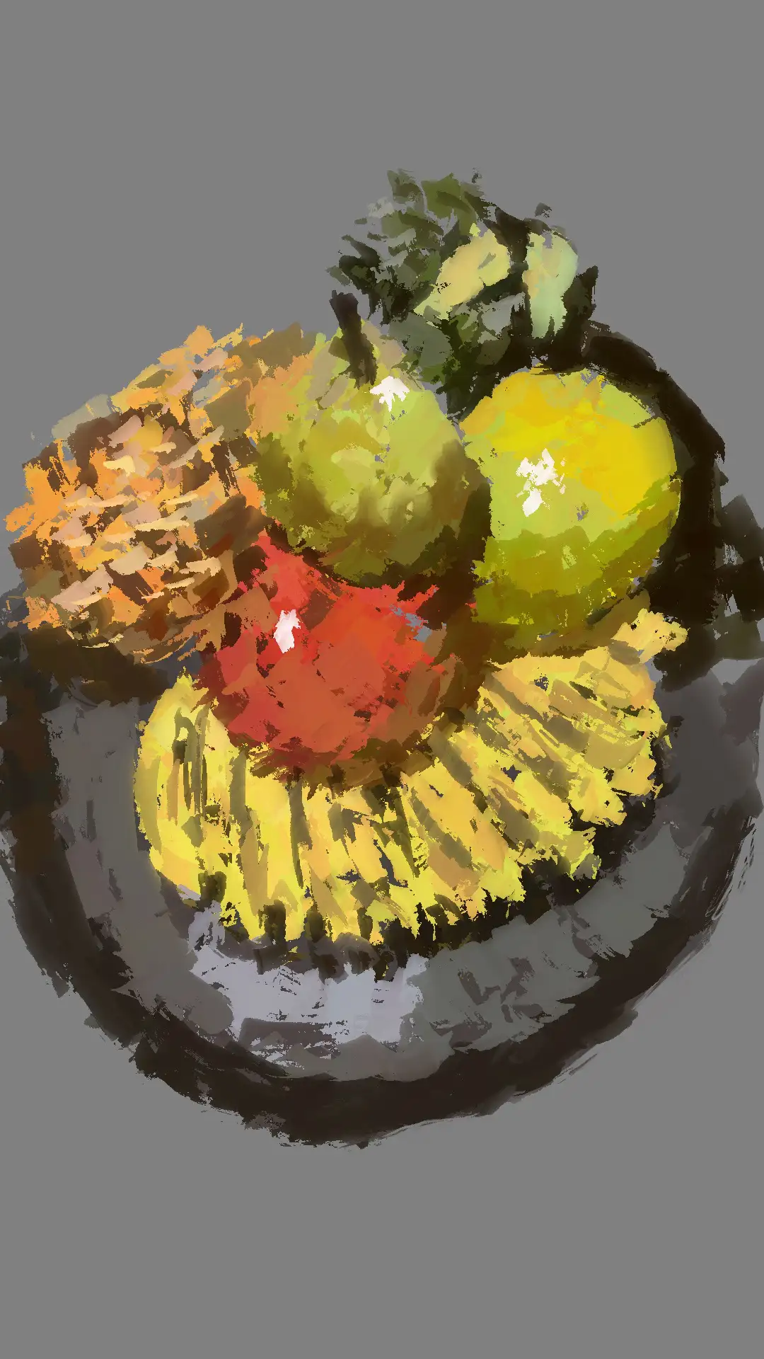 Fruits in a Plate